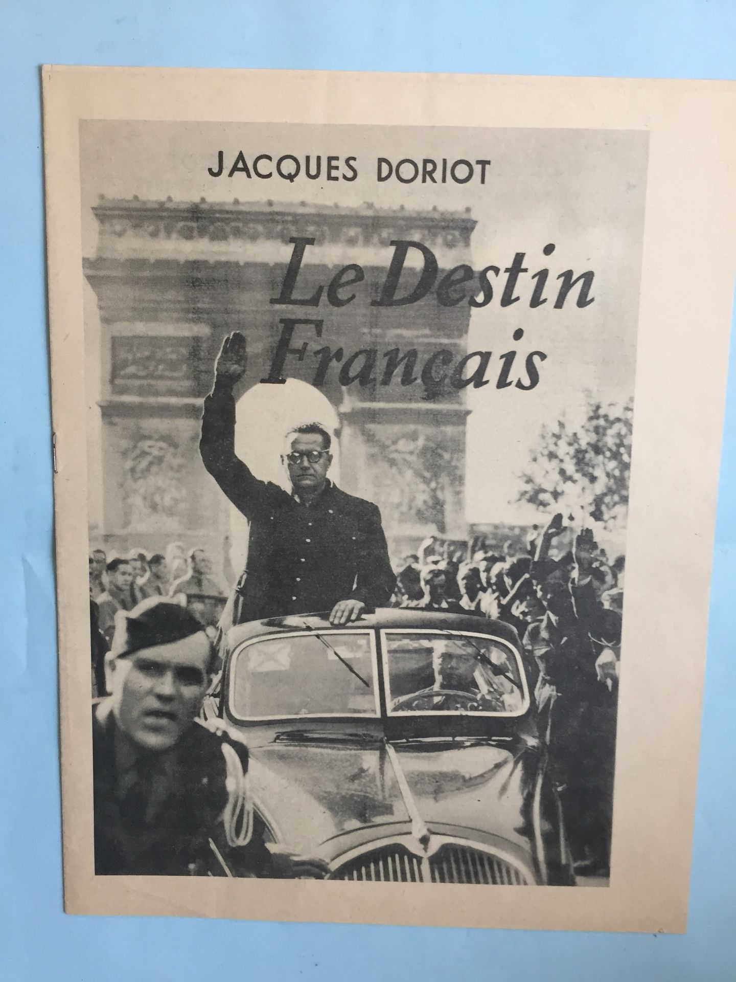 Null COLLABORATION - DORIOT (Jacques): Un Destin Français. Discours de Jacques D&hellip;