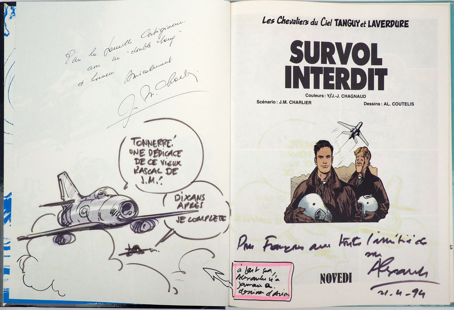 Null COUTELIS and CHARLIER
Tanguy and Laverdure
The rare album "Survol Interdit"&hellip;