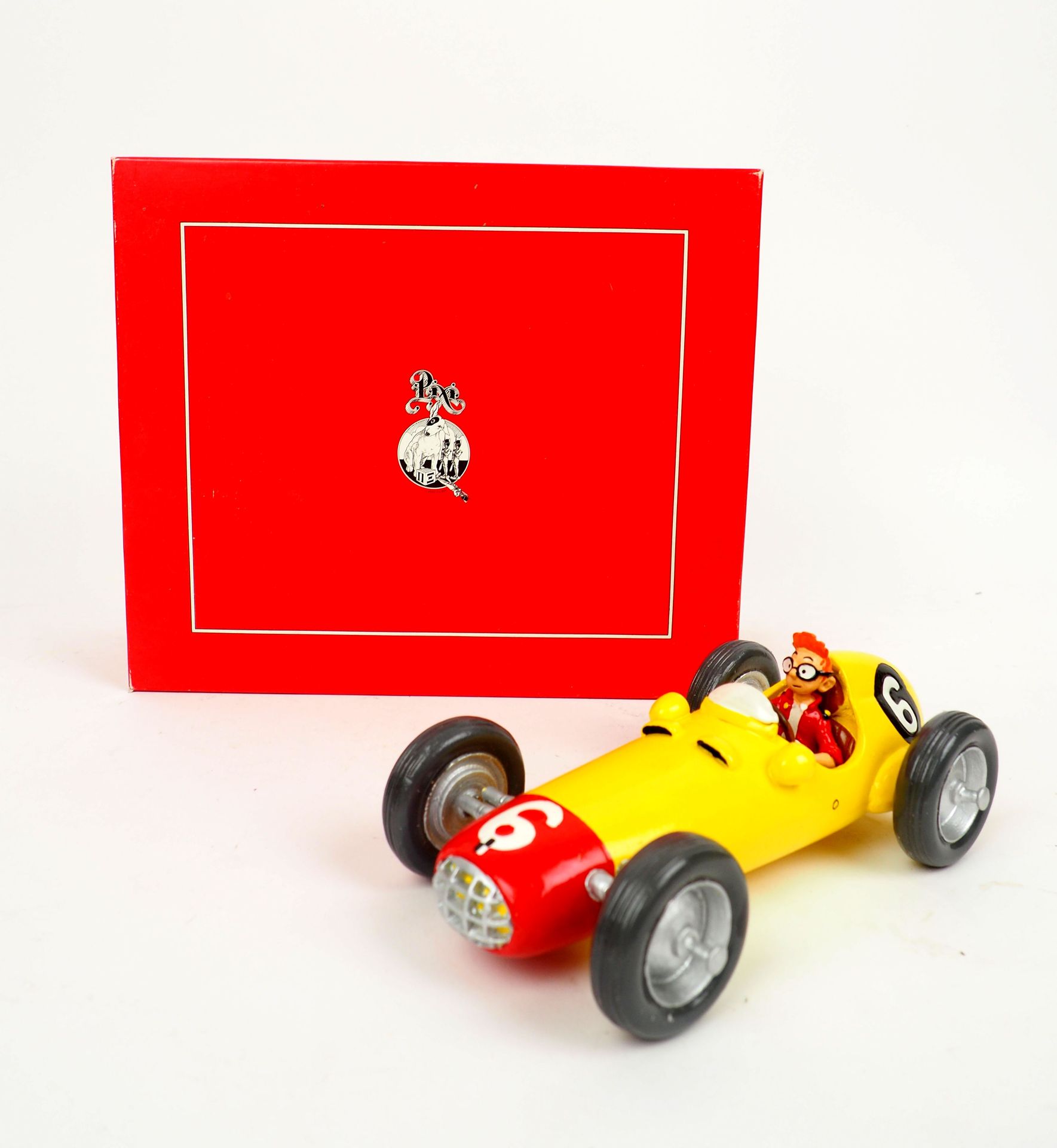 Null FRANCHINO
Spirou e Fantasio
Spirou nella sua auto da corsa
Pixi 4782 (scato&hellip;