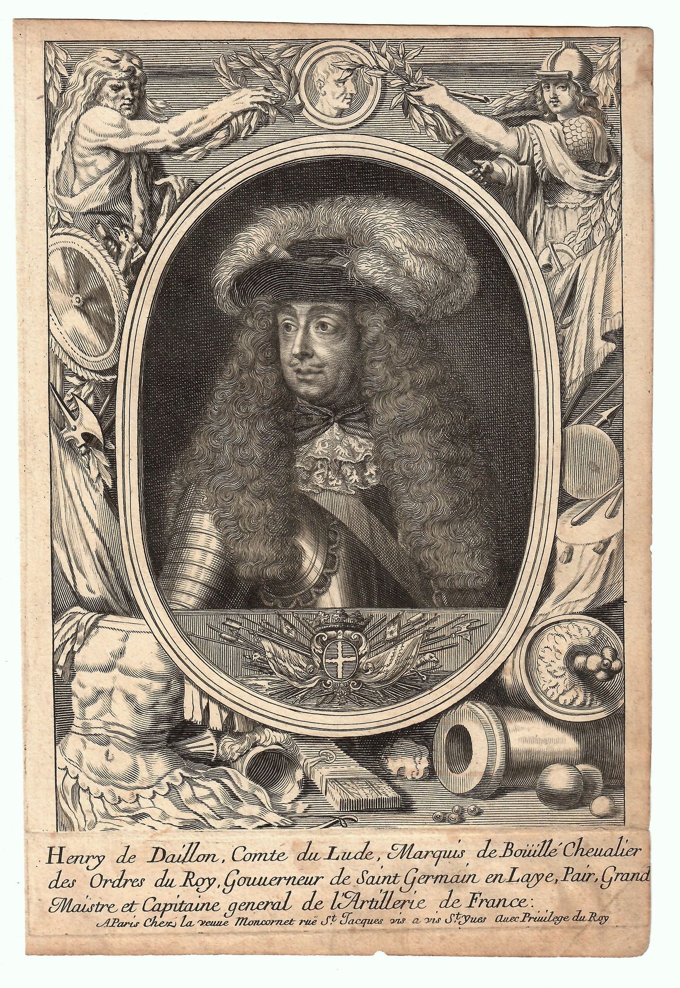Null Henry de DAILLON Conte di LUDE, di Bouillé, Cavaliere degli Ordini del Re, &hellip;