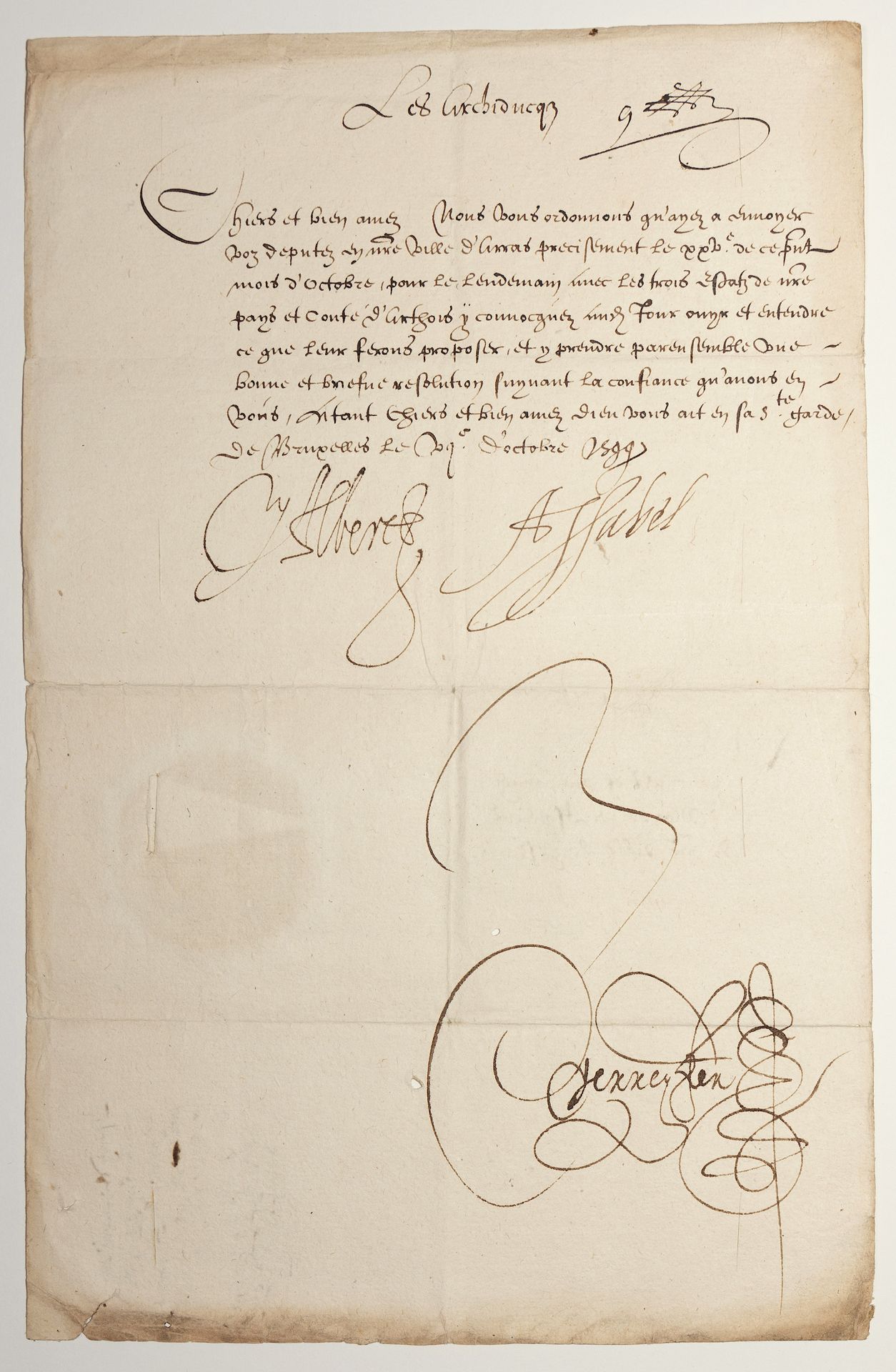 Null ISABELLE D’AUTRICHE ou ISABELLE D’ESPAGNE (Ségovie 1566 – Bruxelles 1633) D&hellip;