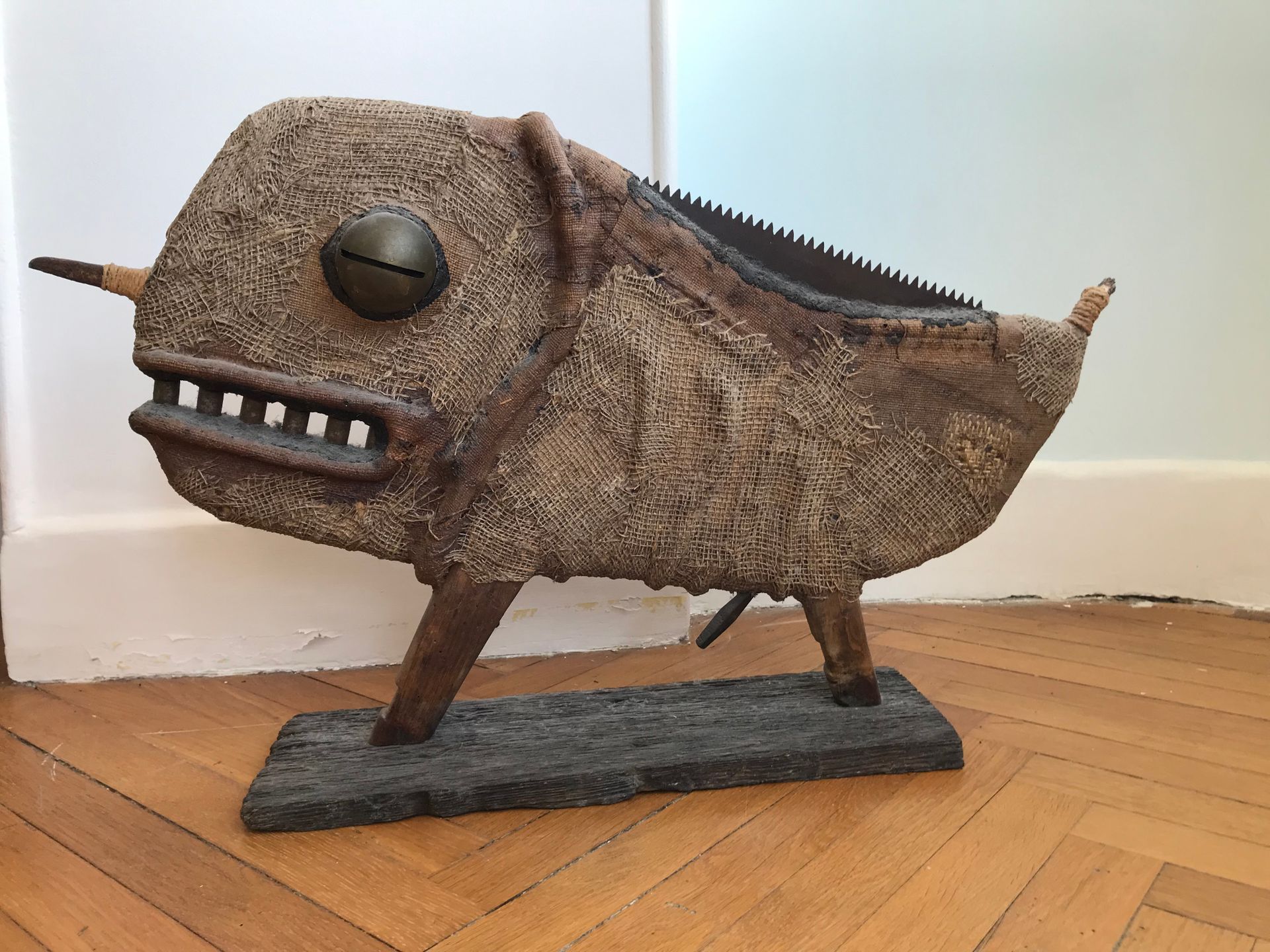 Null CHRISTOPHE (1961) 
Hound 
Mixed media and salvaged elements 
Signed under t&hellip;