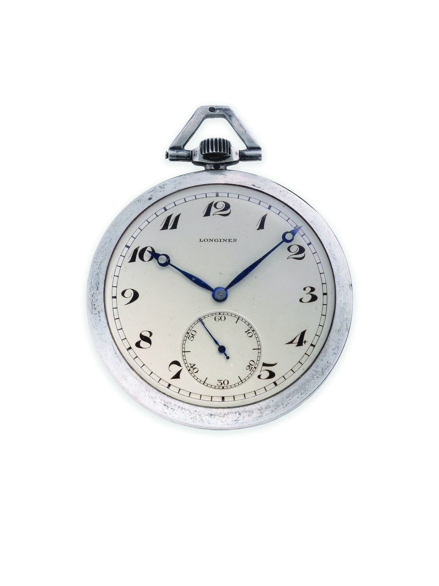 LONGINES Art Decó
Reloj de bolsillo de plata de 900 milésimas con movimiento mec&hellip;