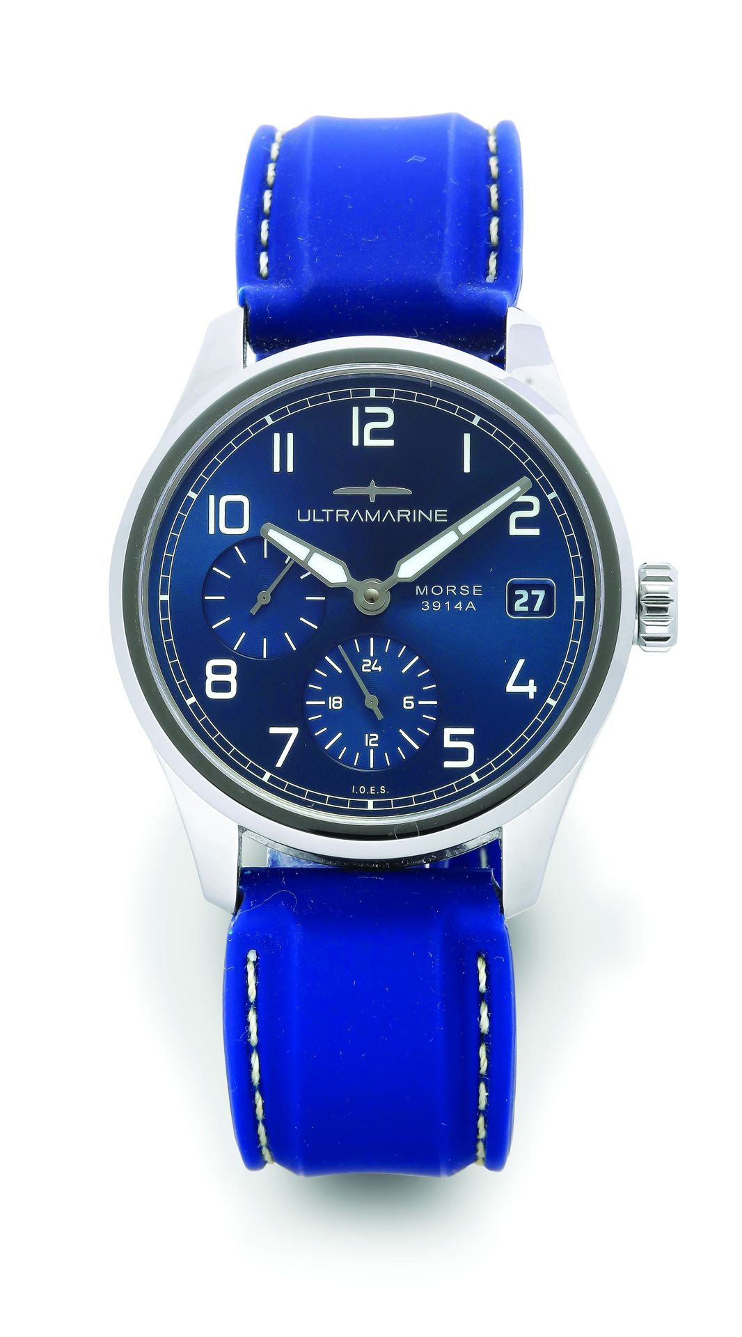 Ultramarine Morse 3914A - 3/300
Steel sports watch with automatic movement - Rou&hellip;