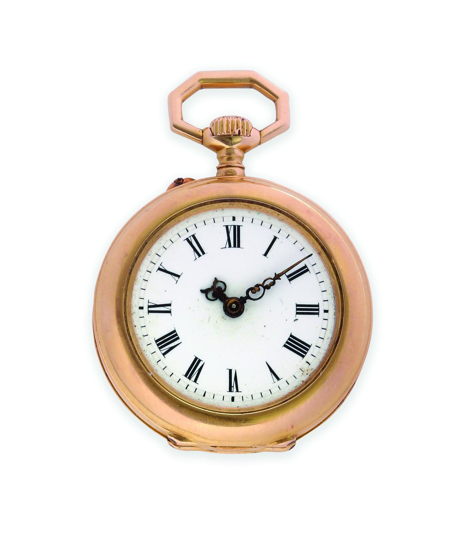LOUIS DELARUE/DARIER À GENÈVE Reloj de cuello en oro amarillo de 18 quilates 750&hellip;