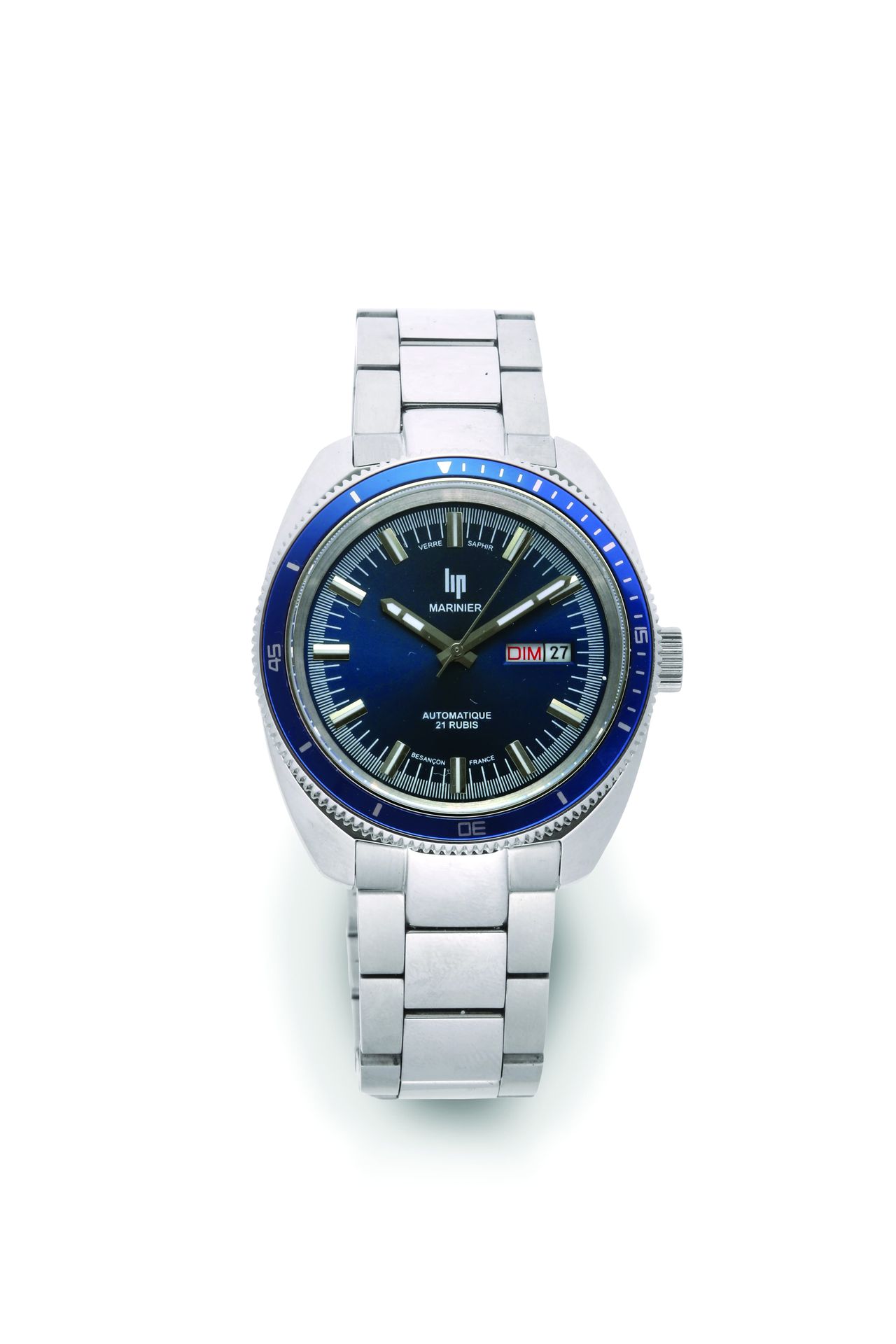 LIP Mariner (moderno)
Reloj deportivo de acero con movimiento mecánico - Caja al&hellip;