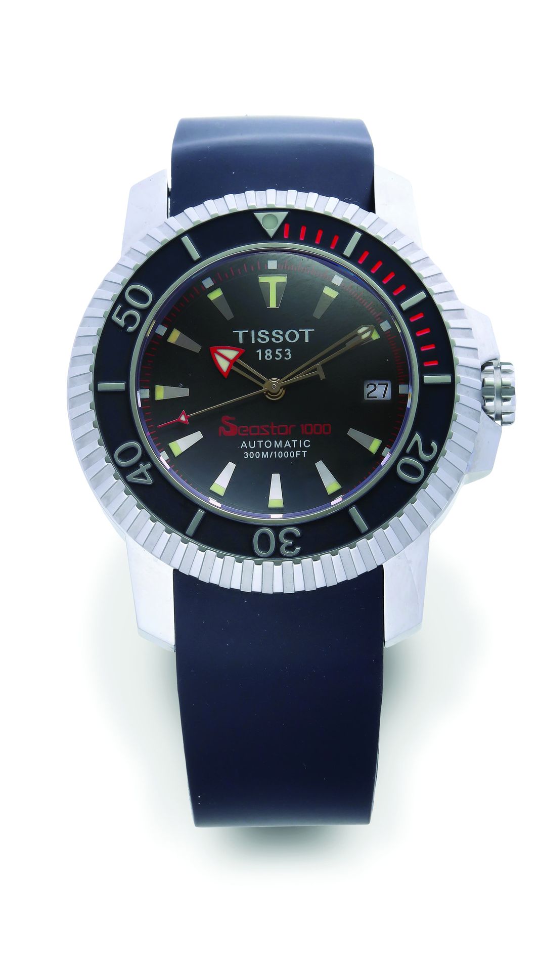 TISSOT SeaStar 1000
Steel sports watch with automatic movement - Round case, gra&hellip;