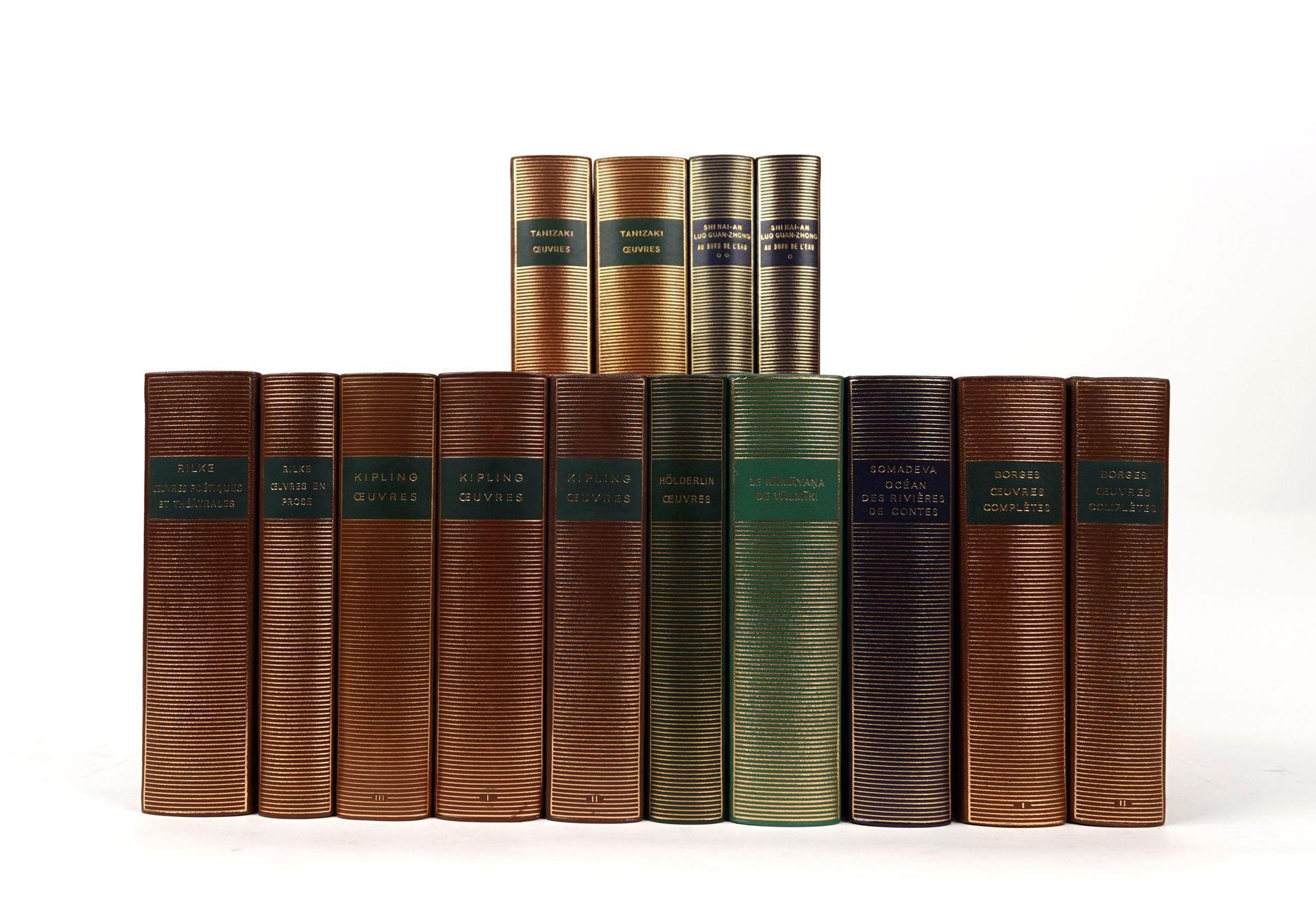 Null PLEÏADE - Colección de 14 en 12 volúmenes en encuadernación de cuero blando&hellip;