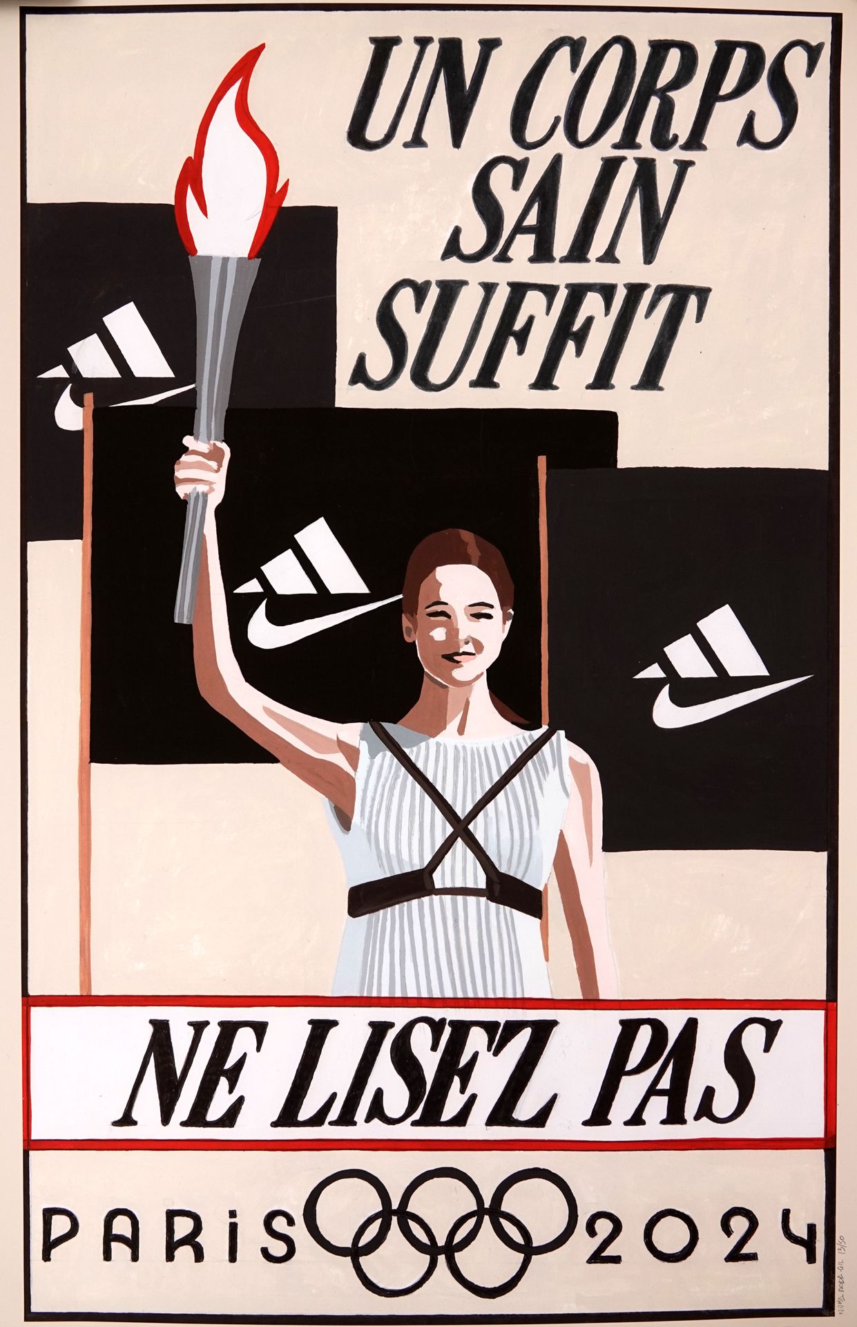 Null Jeux Olympiques/ été, 2024/ Paris. Très Originale affiche provocatrice pour&hellip;