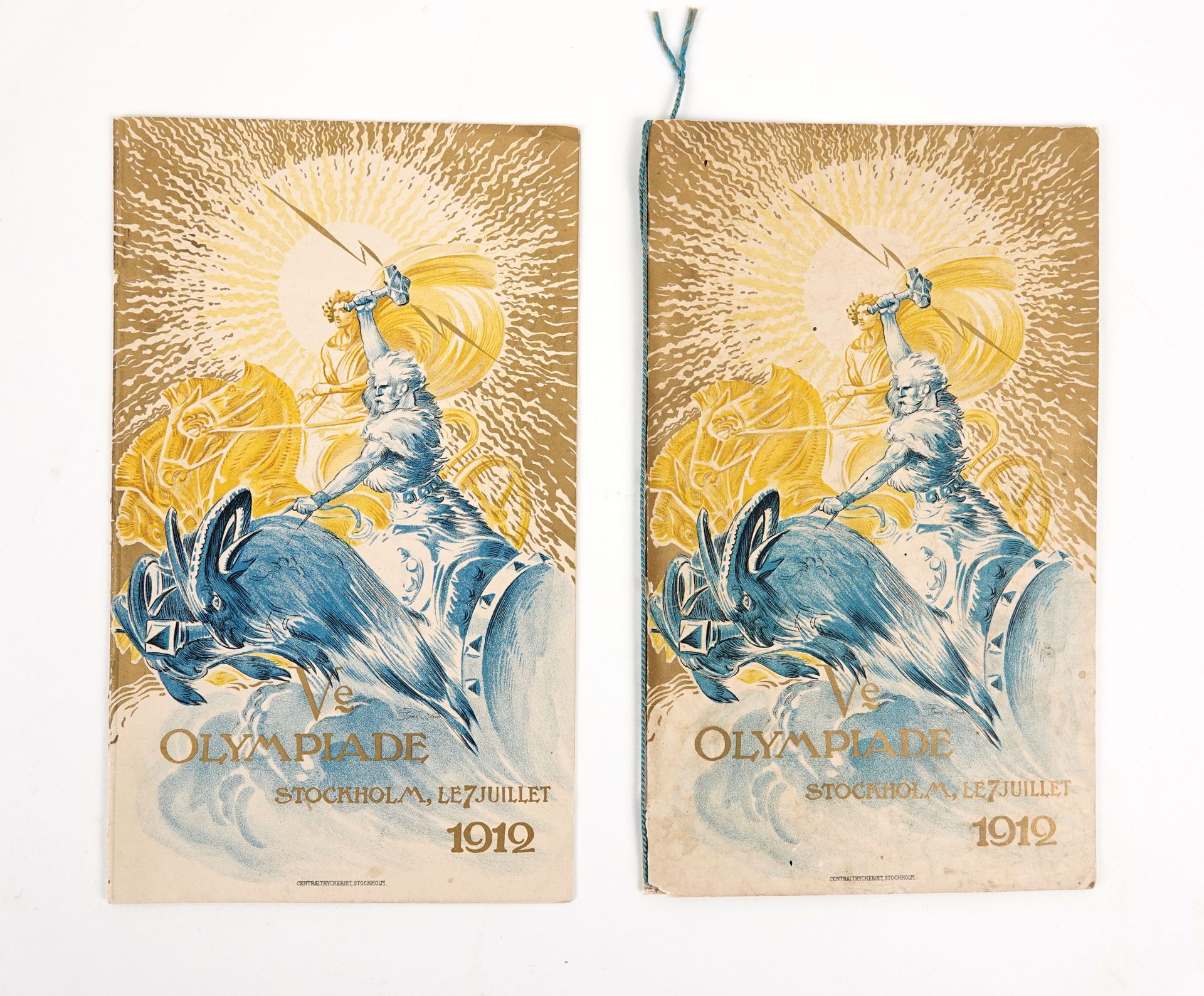 Null Jeux Olympiques/ été, 1912/ Stockholm/ Coubertin/ Pommery/ Mumm/ Château La&hellip;