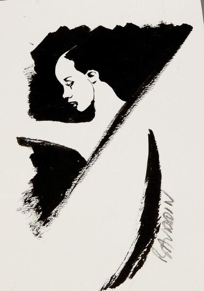 BAUDOIN 
Sérigraphie Femme numérotée et signée à 150 exemplaires
50 x 35 cm