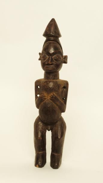 Null Re?publique de?mocratique du Congo (ex Zai?re), ethnie Yaka Statuette de je&hellip;