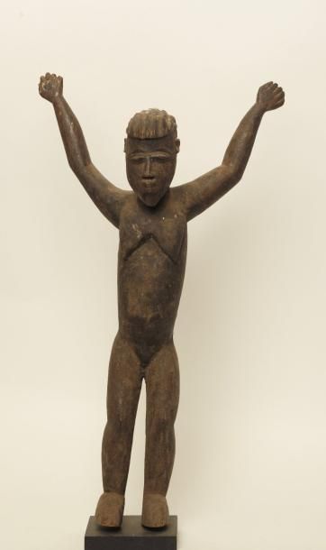 Null Burkina Fasso, ethnie Lobi

Statuette anthropomorphe fe?minine

Les bras en&hellip;