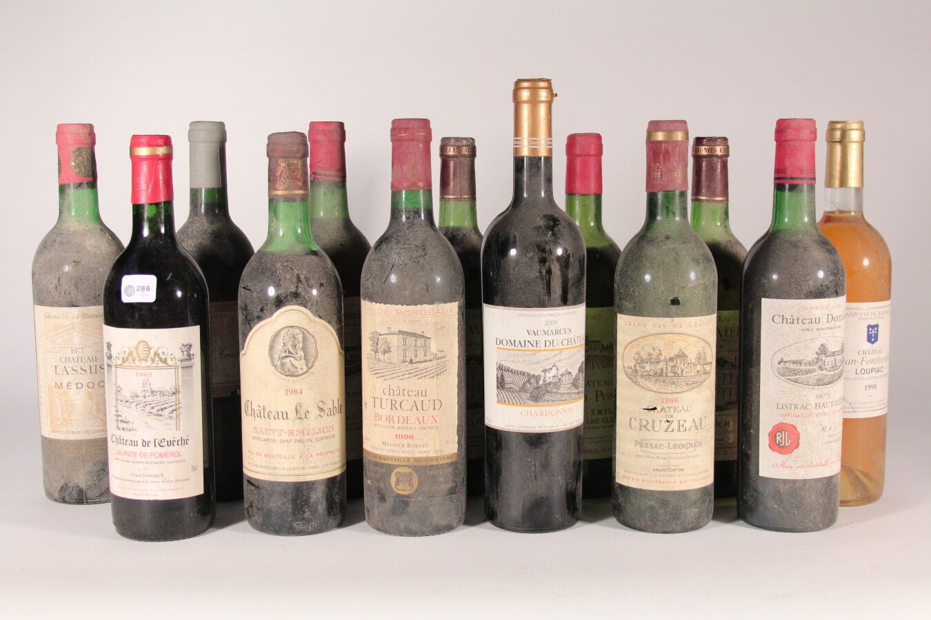 Null 1972年 - Château Haut Canteloup

梅多克 - 2瓶

1977 - 拉苏酒庄

梅多克 - 1瓶

1990年--图尔考&hellip;
