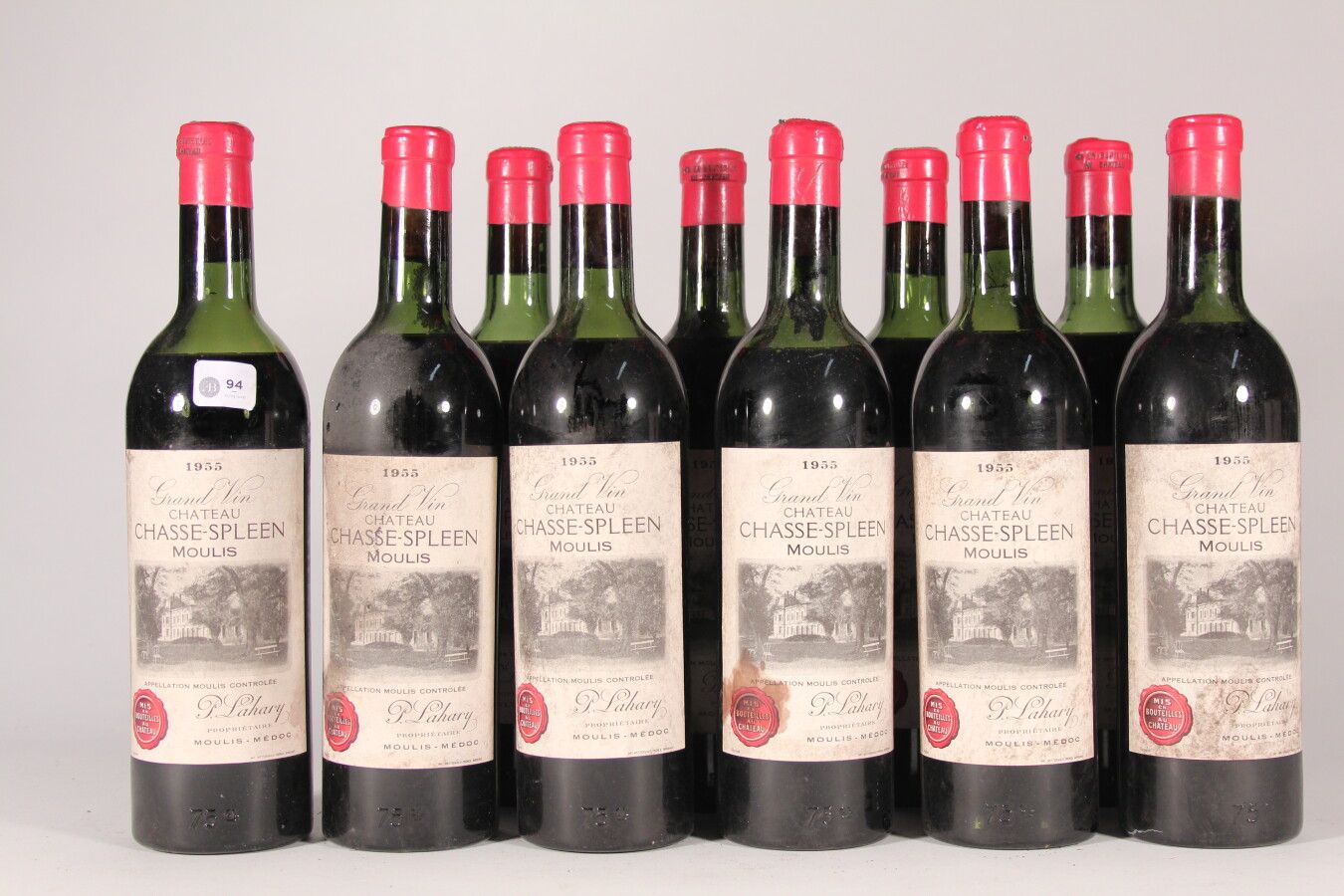 Null 1955 - Château Chasse-Spleen

Moulis - 6 blles (molto basso)

1955 - Châtea&hellip;