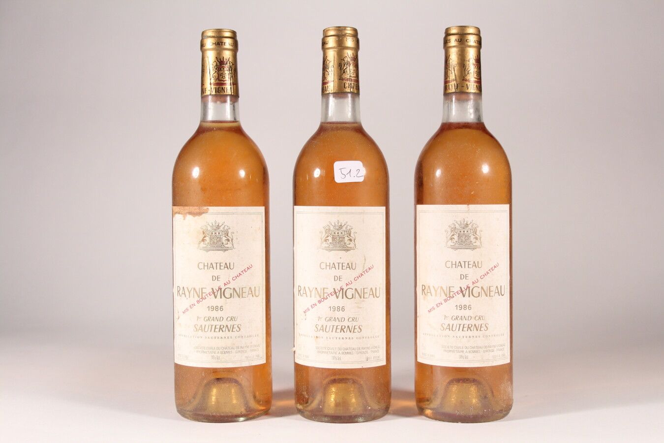 Null 1986 - Château Rayne Vignau

Sauternes Blanco - 3 botellas