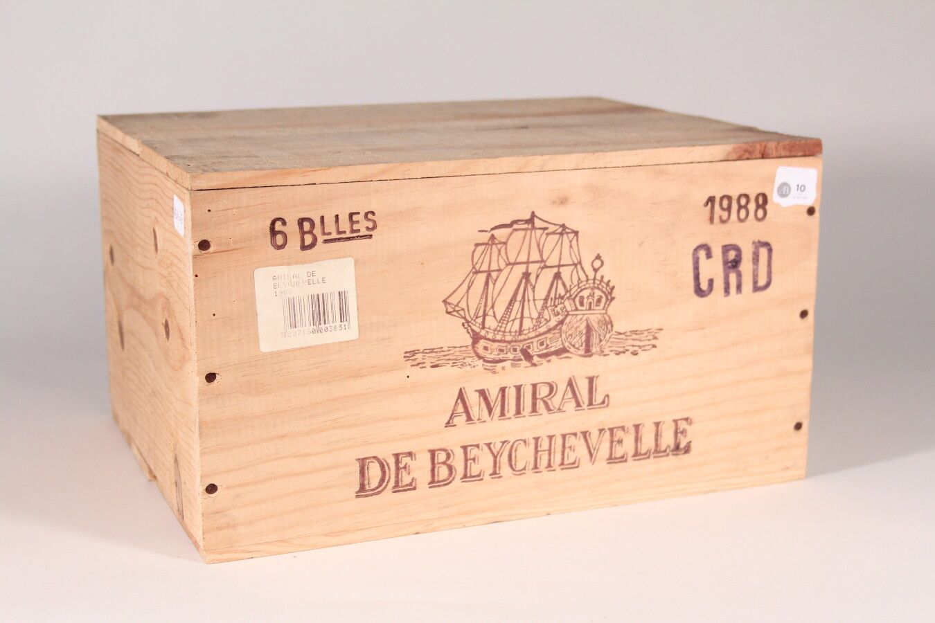 Null 1988 - Amiral de Beychevelle

Saint-Julien Rot - 6 blles CBO