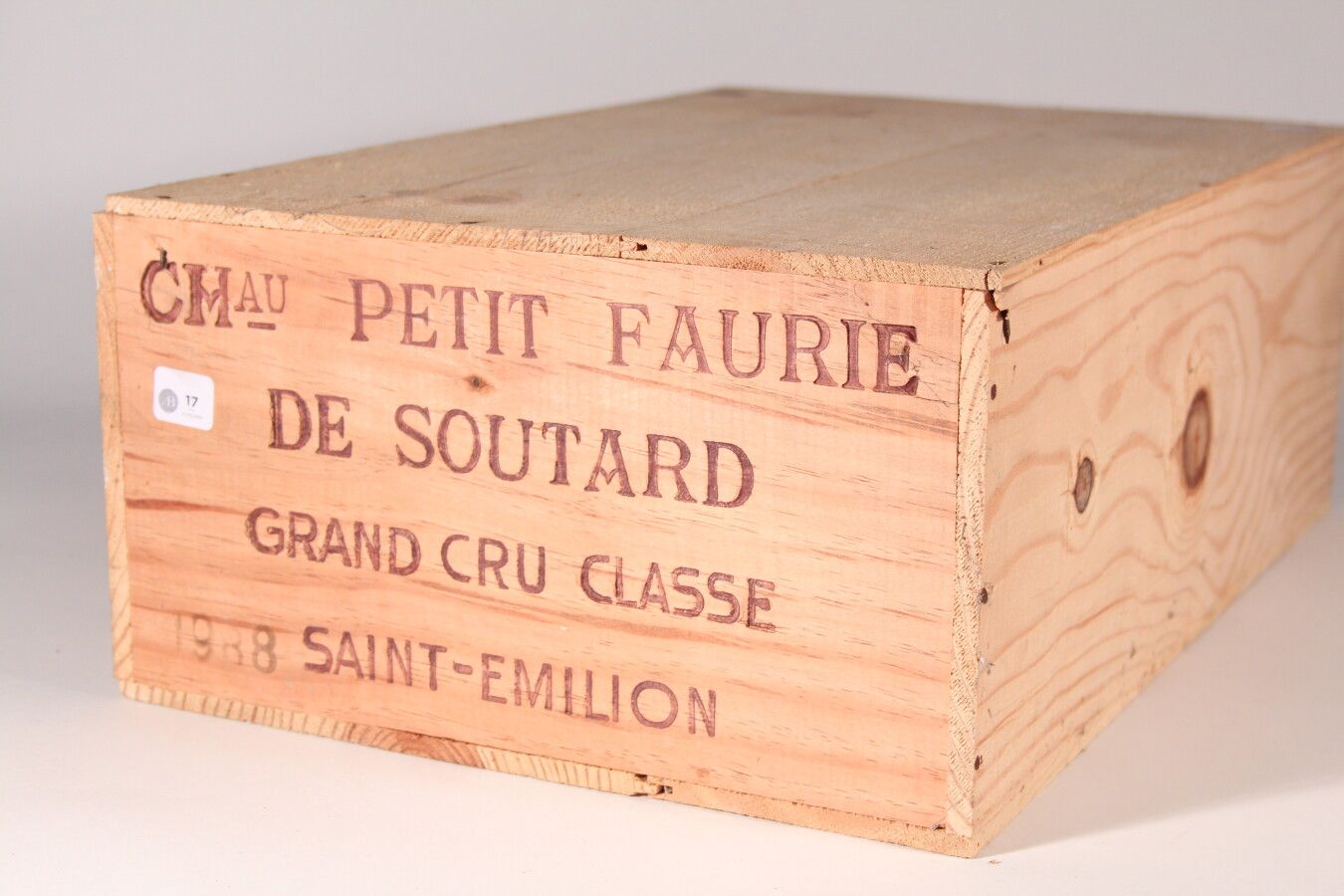 Null 1988 - Château Petite Faurie de Soutard

Saint-Émilion Rouge - 12 blles CBO
