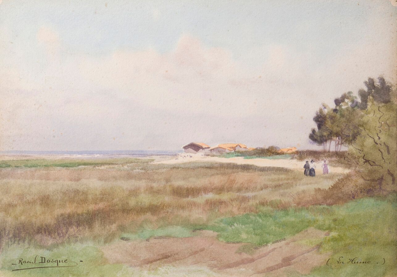 Null Raoul DOSQUE (1860-1937)

Près salé à la Hume

Aquarelle signée en bas à ga&hellip;