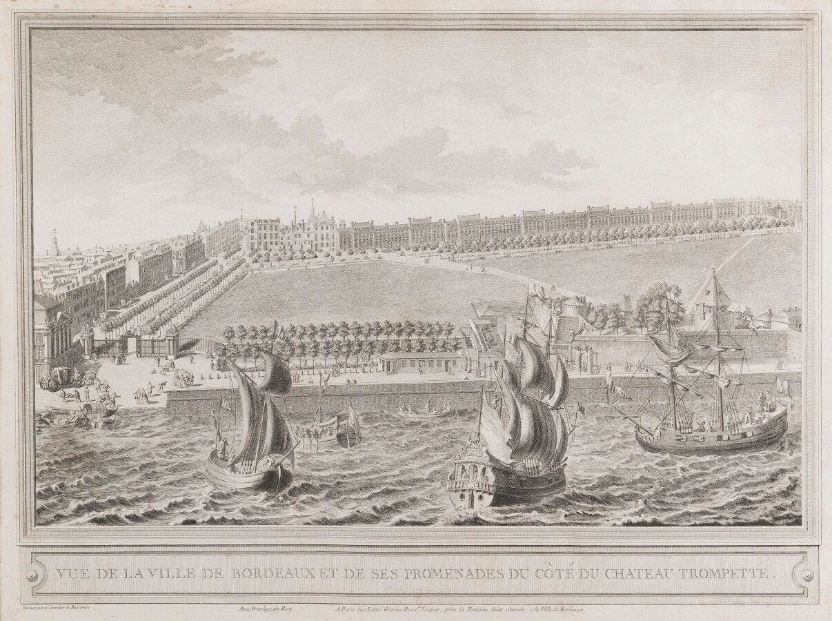 Null Nicolas Leroy de BAZEMONT (Portugal, 1690 Bordeaux, 1770)

Vue de la ville &hellip;