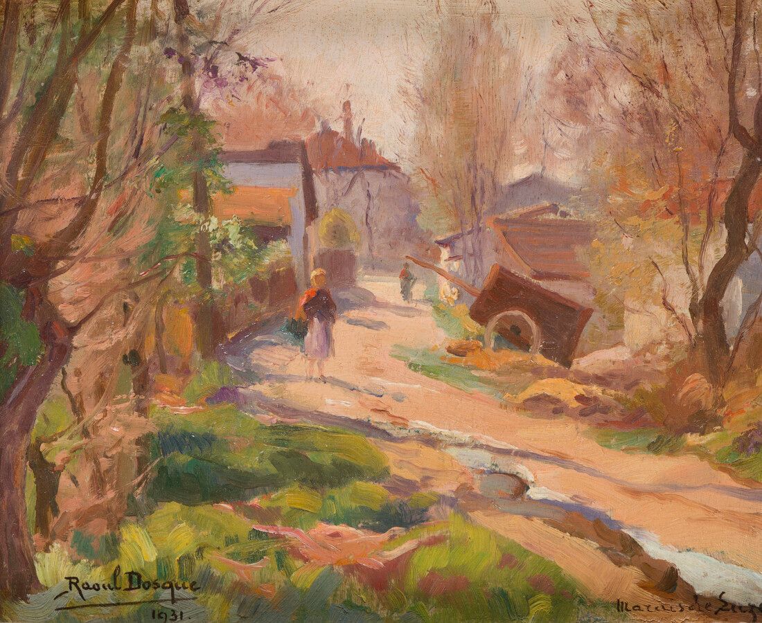 Null Raoul DOSQUE (1860-1937)

Marais de Suze, 1931

Huile sur panneau, signé, d&hellip;