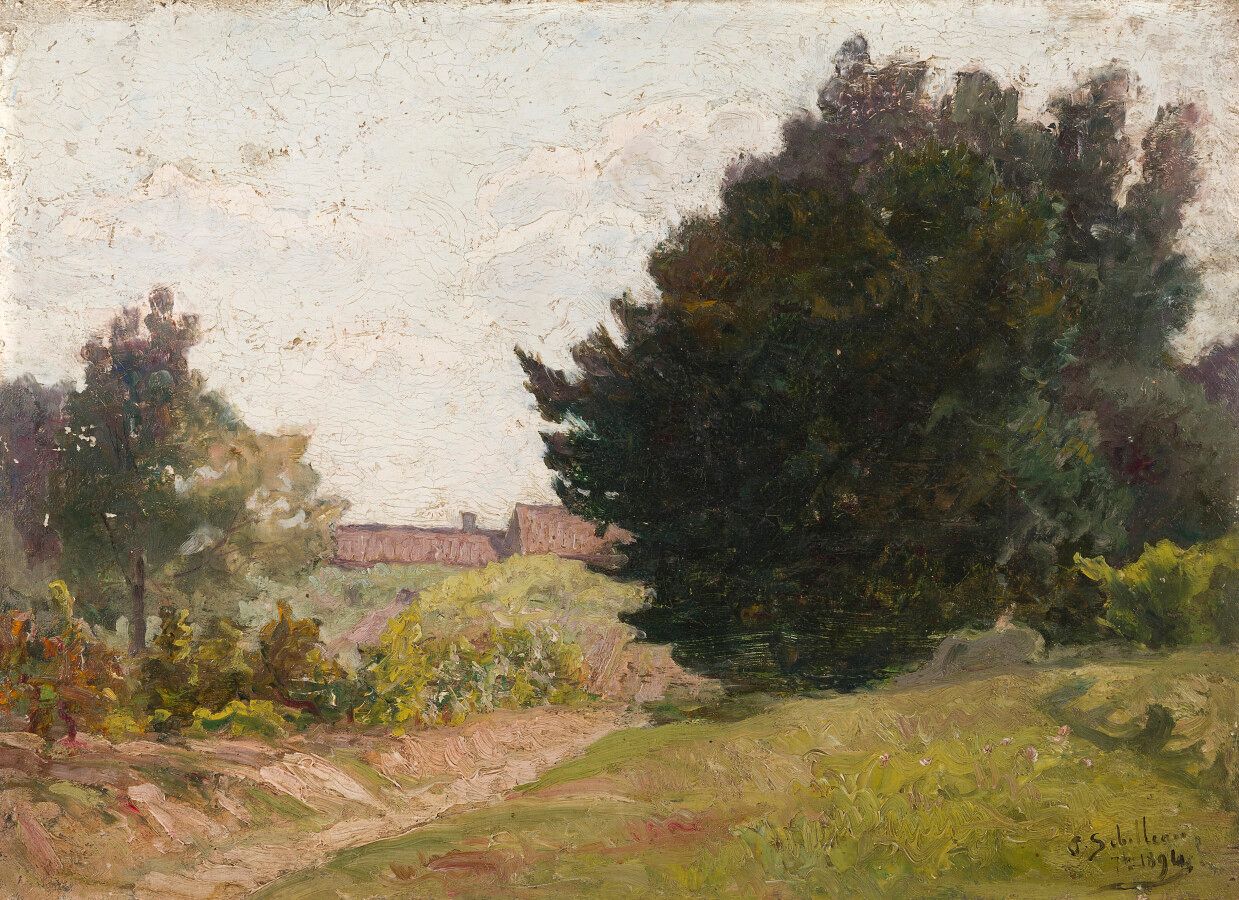 Null Paul SEBILLEAU (1847-1907)

Environs de Floirac, 1894

Huile sur panneau, s&hellip;