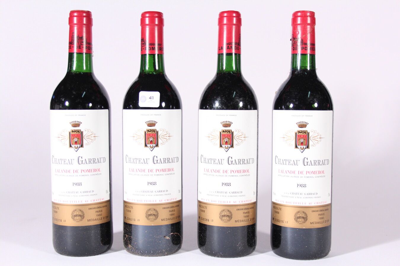 Null 1988 - Château Garraud

Lalande Pomerol Rouge - 4 blles