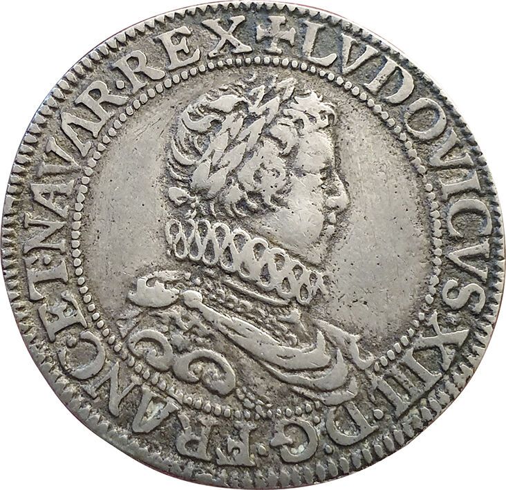 Null Luigi XIII. 1610-1643. Prova del Franc de Briot (Ciani 1621), copia fusa pi&hellip;