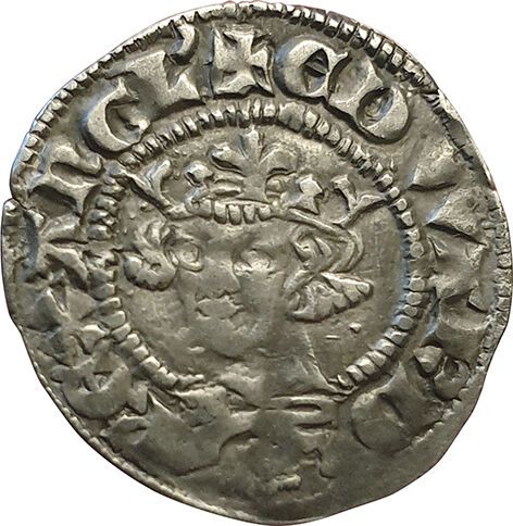 Null Aquitanien. Eduard III. 1317-1355. Esterlin. A/ EDWARD REX ENGL. R/ DVX AQV&hellip;