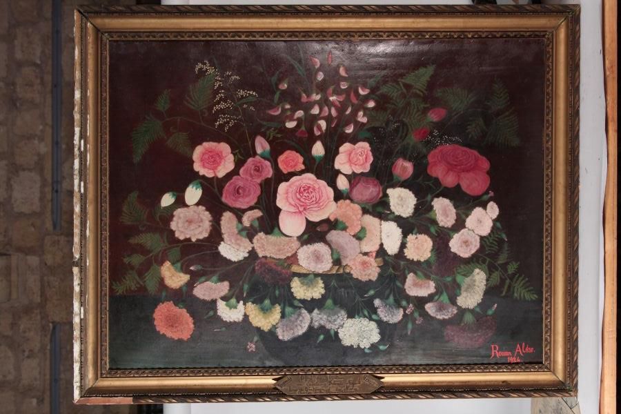 Null School beginning of XXth century

"Bouquet"

Oil on cardboard signed Alexan&hellip;