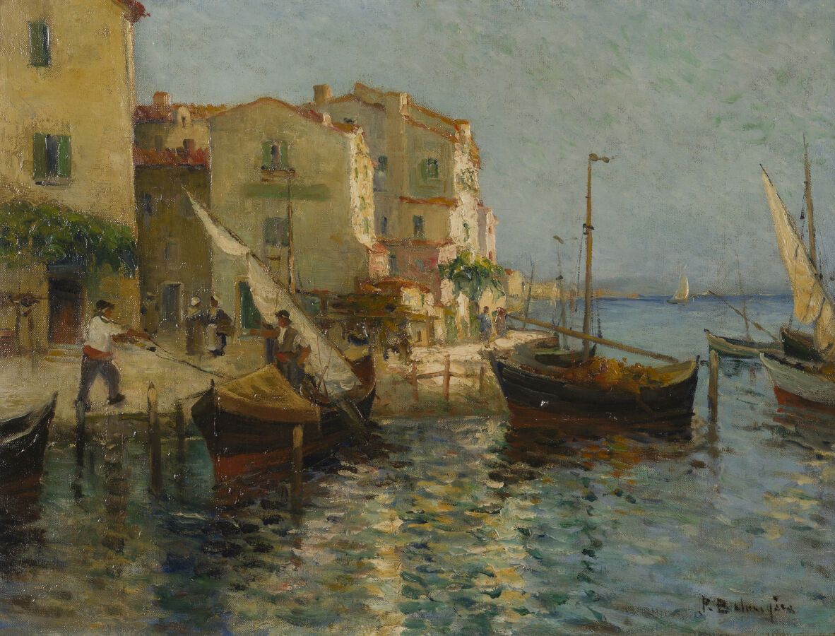 Null Paul BALMIGERE (1882-1953)

Belebter Hafen von Martigues

Öl auf Leinwand, &hellip;
