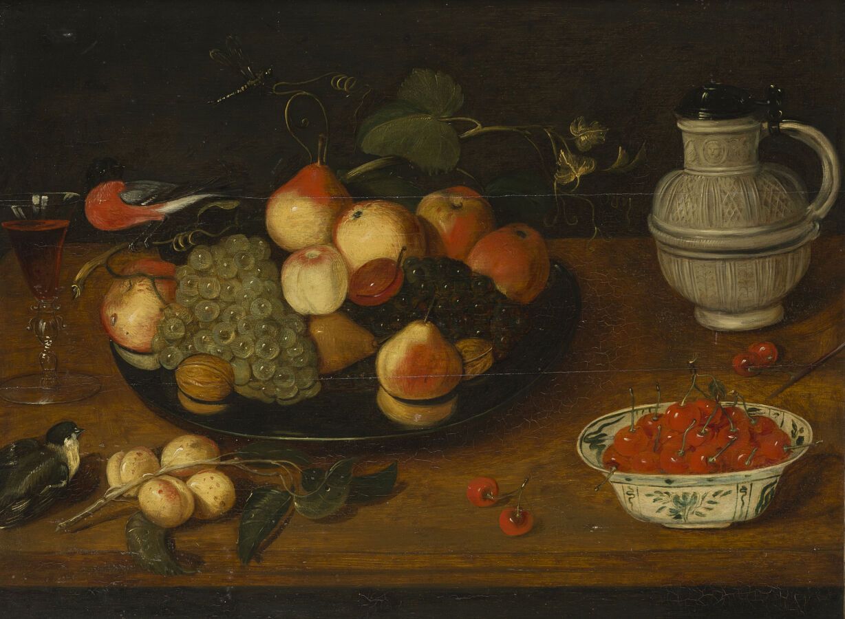 Null IN THE TASTE OF Pieter BINOIT

Still life with fruits, wine glass, stonewar&hellip;