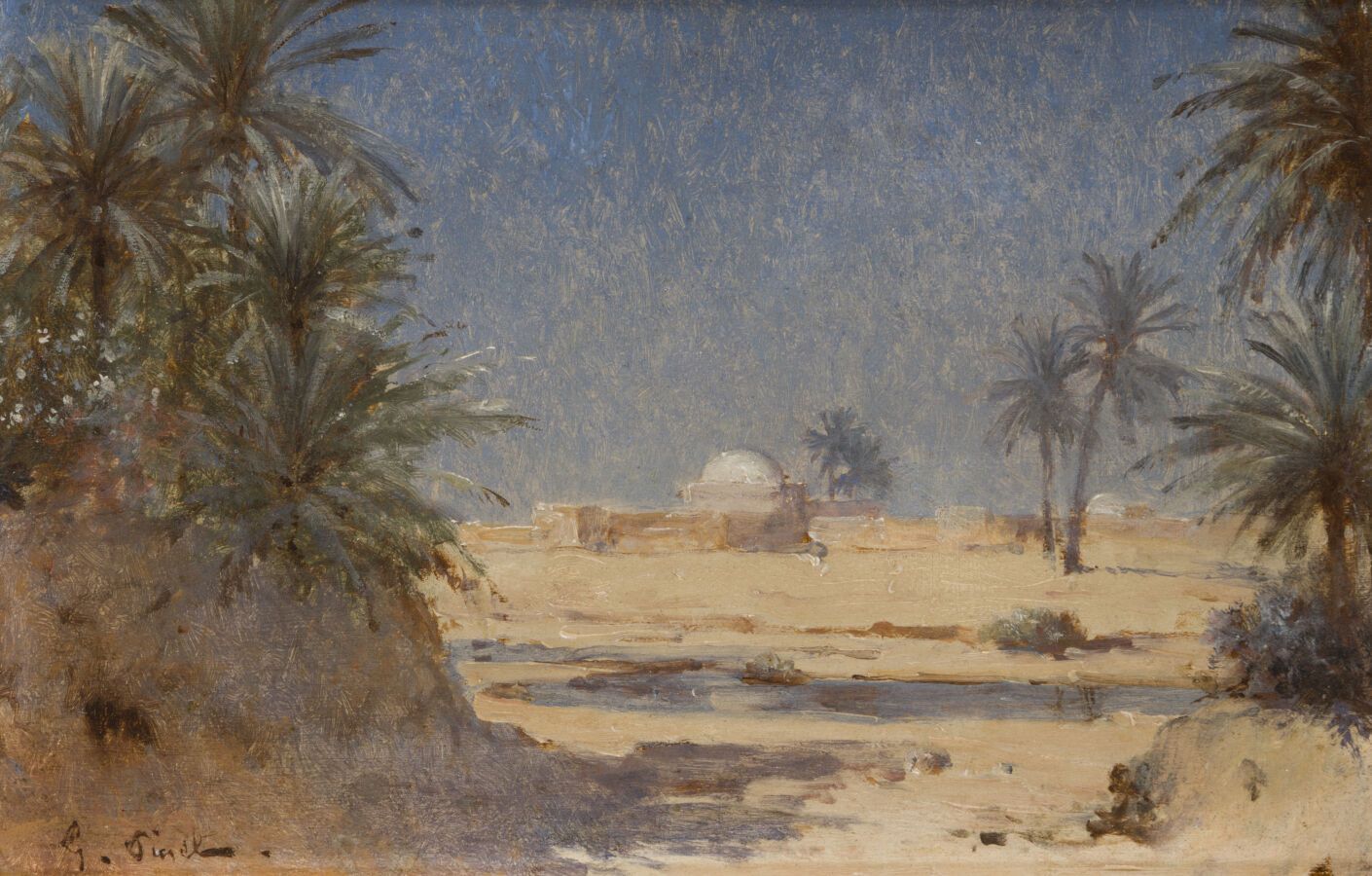 Null Gustave-Nicolas PINEL (1842-1896)

Orientalische Landschaft

Öl auf Tafel, &hellip;