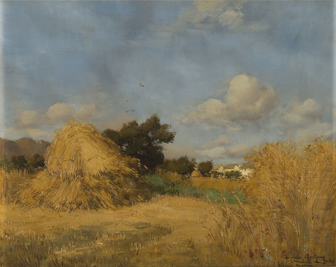 Null Etienne MARTIN (1858-1945)

The harvest

Oil on mahogany panel, signed on t&hellip;