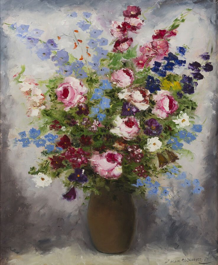 Null Jacques MG DUNOYER (1933-2000)

Fleurs dans un vase, 1972

Huile sur toile,&hellip;