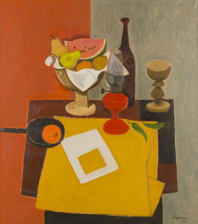 Null Alberto MORROCO (1917-1998)

Nature morte à la pastèque et piments, 1986

H&hellip;