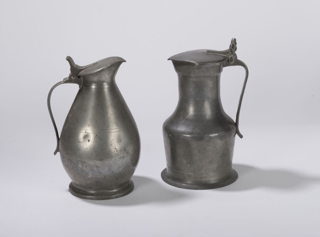 Null 带肩的壶，橡子壶，卡昂平原，苹果酒壶，卡昂Le Seigneur的标志，19世纪。