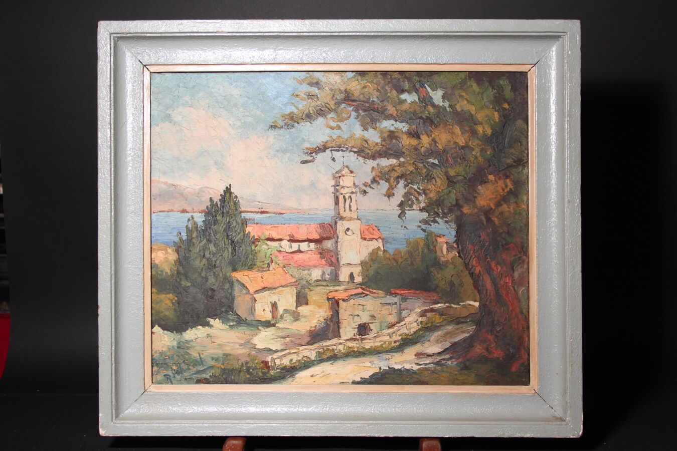Null Modern School

"Church of Pino. Corsica"

Oil on canvas signed lower left "&hellip;