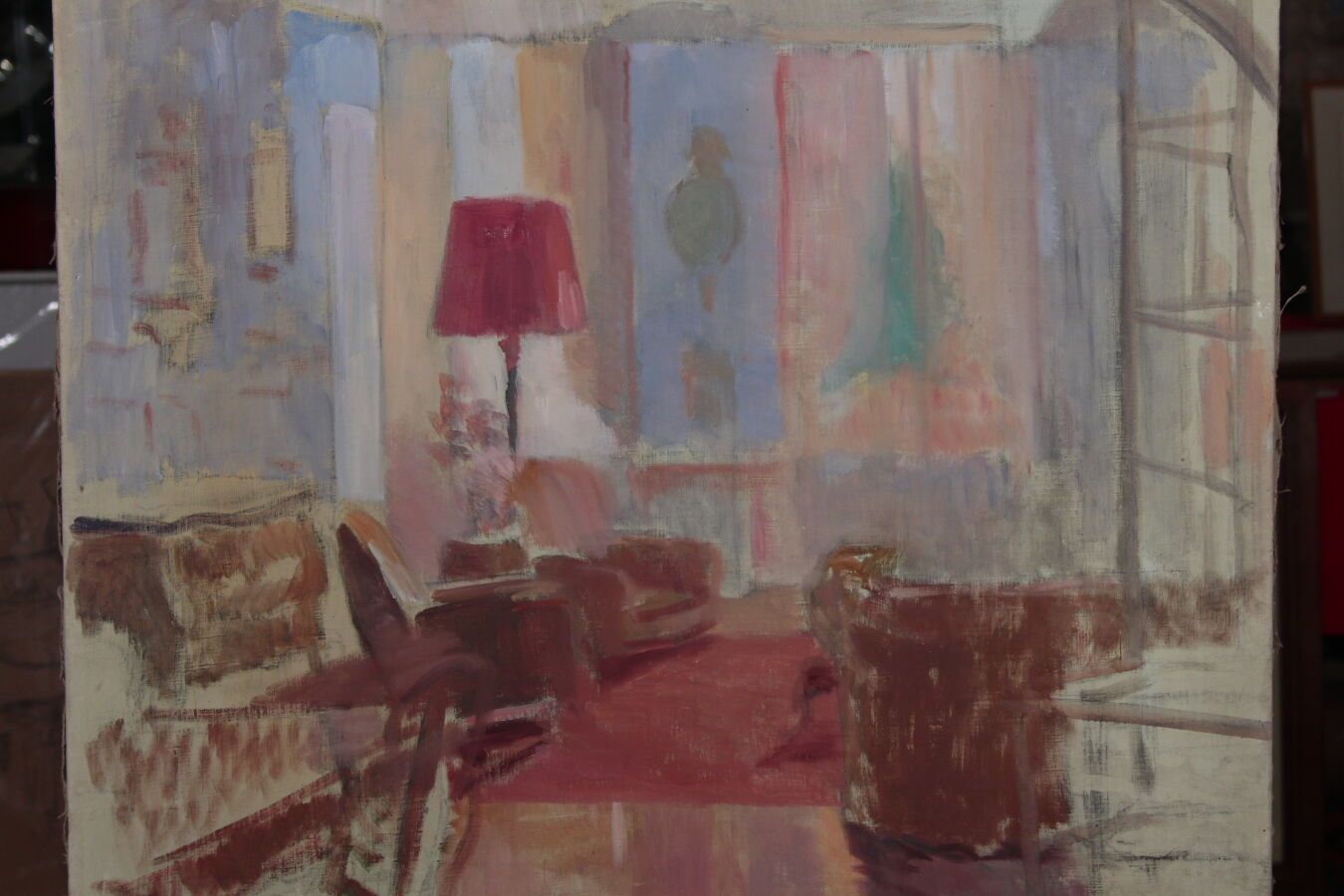 Null Odette DURAND (1885-1972), genannt DETT.

"Interieur"

Öl auf Leinwand, uns&hellip;