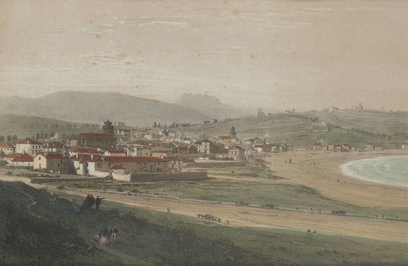 Null School XIXth century

Bay of Saint-Jean-de-Luz - Ciboure

Color lithograph.&hellip;