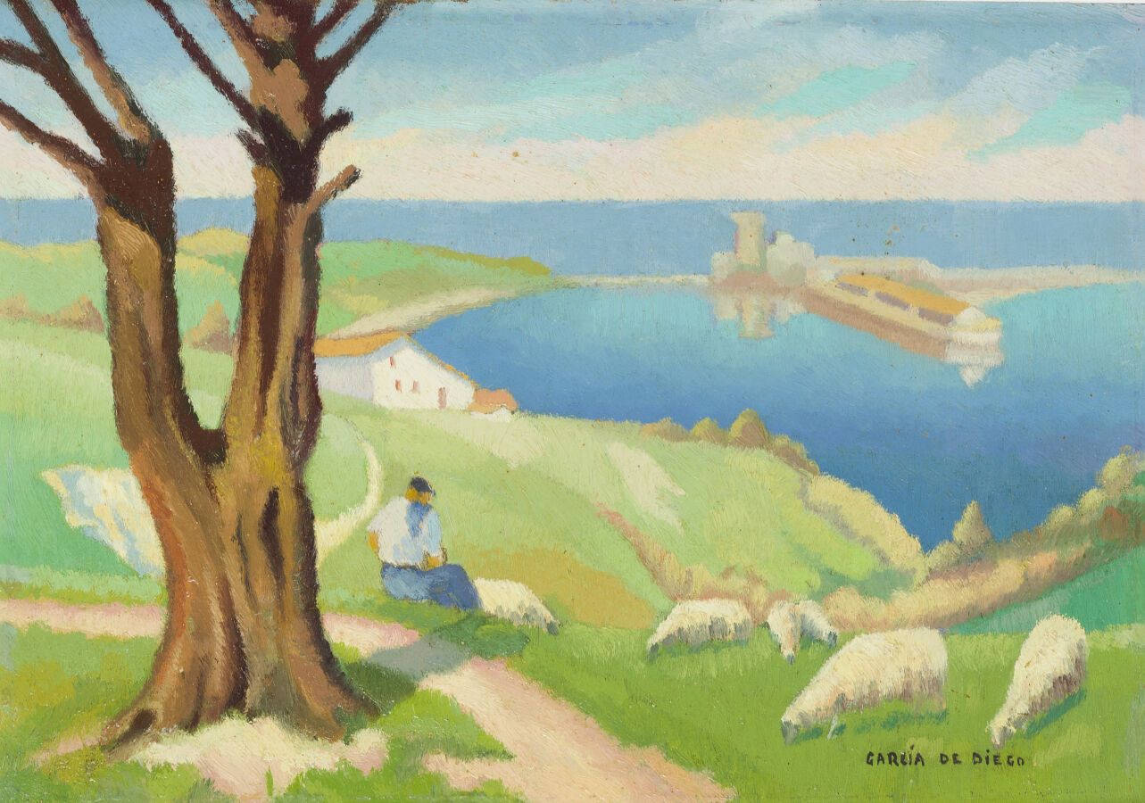 Null Pedro GARCIA DE DIEGO (1904-1969)

The shepherd on the hill of Bordagain

O&hellip;