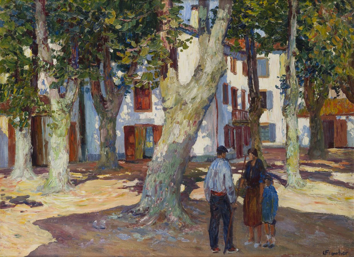 Null Louis FLOUTIER (1882-1936)

Begegnung auf dem Rathausplatz in Ciboure.

Öl &hellip;