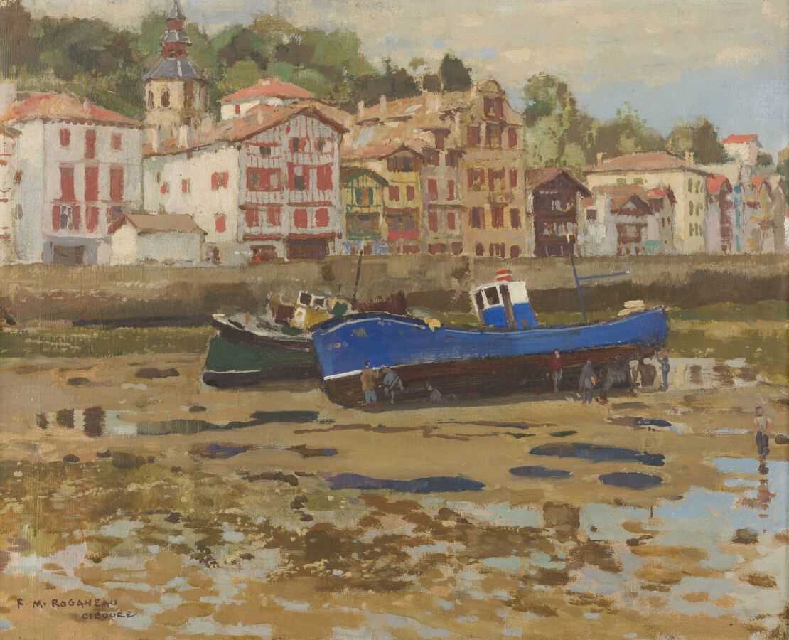 Null François-Maurice ROGANEAU (1883-1973)

Ciboure at low tide, Easter 1948

Oi&hellip;