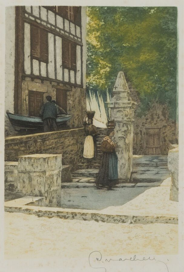 Null 
Gustave Henri MARCHETTI (1873-1912)




Femmes à la fontaine




Aquatinte&hellip;