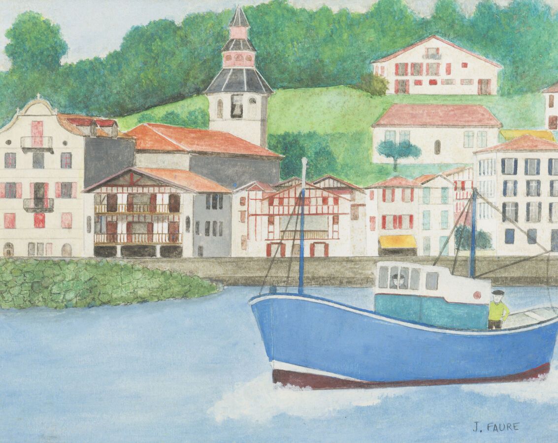 Null Jean FAURE (1913-1991)

Ravel quay

Watercolor and gouache, signed lower ri&hellip;