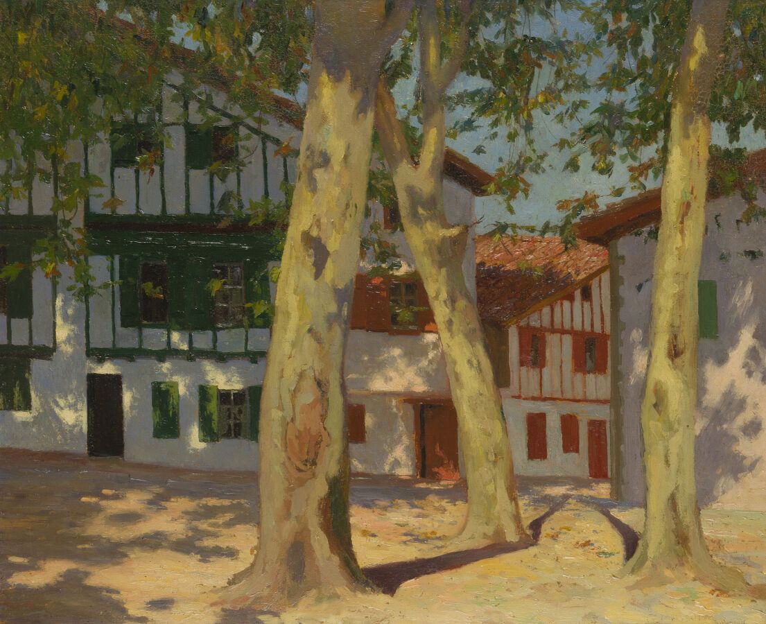 Null Georges MASSON (1875-1949)

Ciboure, house with the Red Cross

Oil on cardb&hellip;