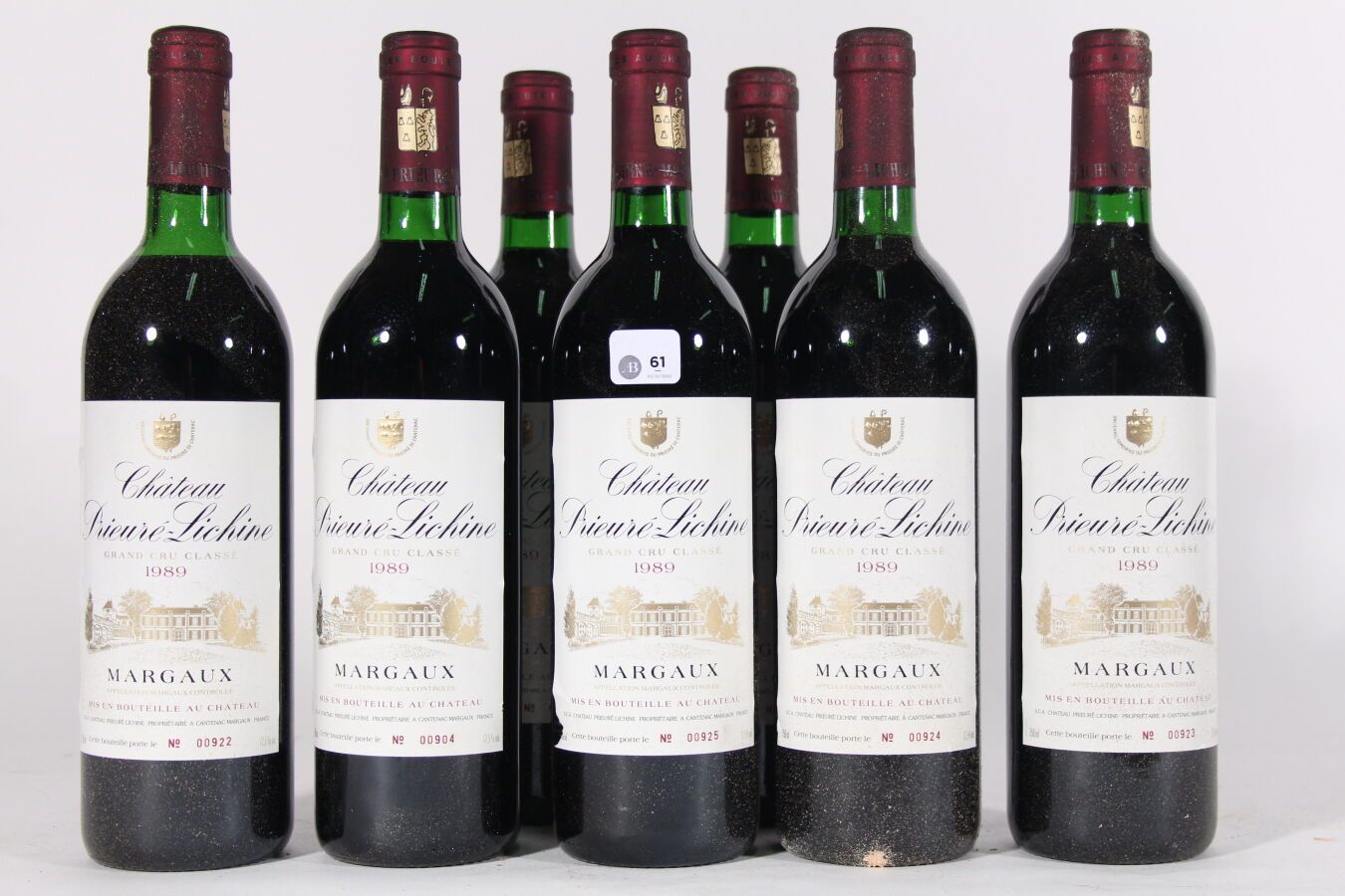 Null 1989 - Château Prieuré-Lichine
Margaux Rojo - 7 botellas (1 botella TLB)