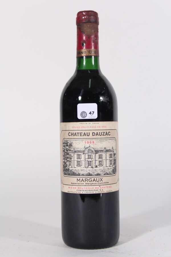 Null 1989 - Château Dauzac
Margaux Red - 1 blle