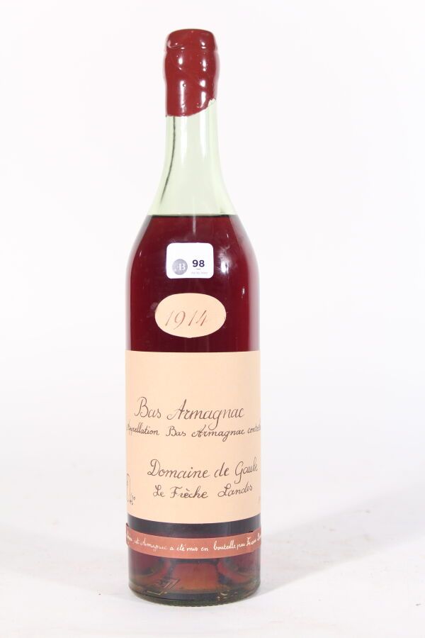 Null 1914年--德高贝
阿马尼亚克酒 - 1瓶