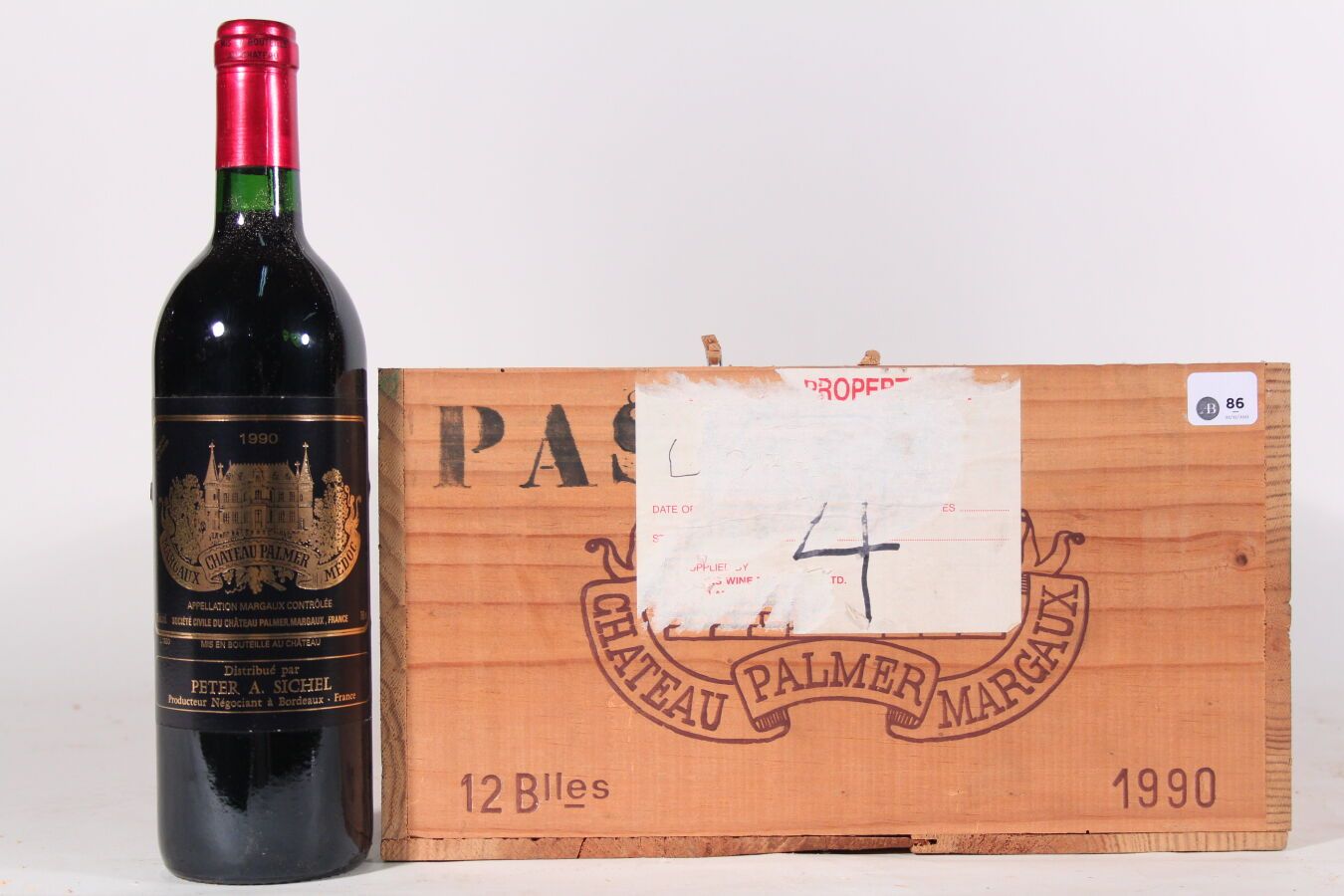 Null 1990 - Château Palmer
Margaux Rojo - 12 blles CBO